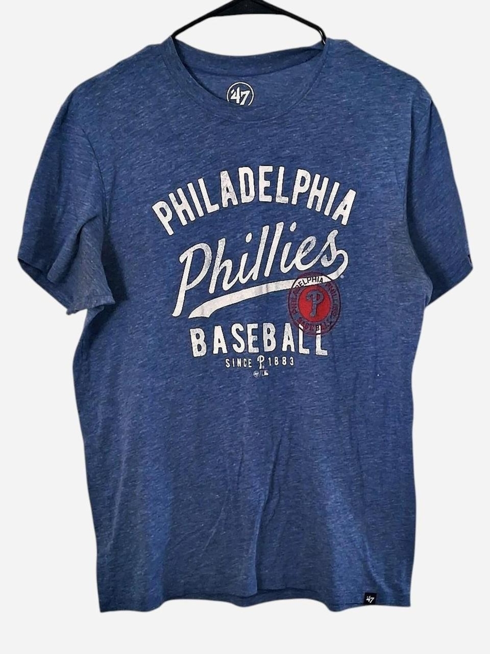 '47 Men's Philadelphia Phillies Blue Graphic Tee